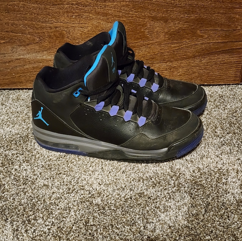 Black and Blue Boys Jordans